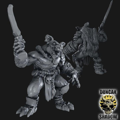 Gnolls mit Schwert  32mm  Tabletop  Fantasy  Gaming  D&D  Dungeons and Dragons  Pathfinder  DSA Duncan Shadow