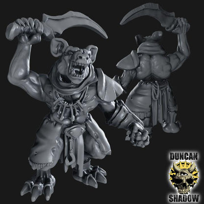 Gnolls mit Schwert  32mm  Tabletop  Fantasy  Gaming  D&D  Dungeons and Dragons  Pathfinder  DSA Duncan Shadow