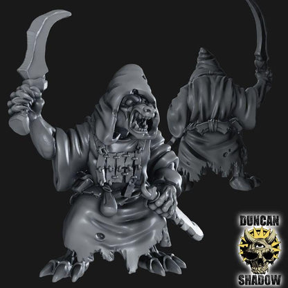 Gnoll Kultisten  32mm  Tabletop  Fantasy  Gaming  D&D  Dungeons and Dragons  Pathfinder  DSA Duncan Shadow
