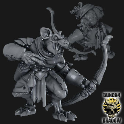 Gnoll Bogenschützen  32mm  Tabletop  Fantasy  Gaming  D&D  Dungeons and Dragons  Pathfinder  DSA Duncan Shadow