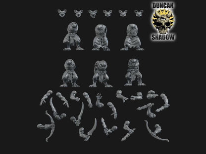Gnoll Multipart Kit  32mm  Tabletop  Fantasy  Gaming  D&D  Dungeons and Dragons  Pathfinder  DSA Duncan Shadow