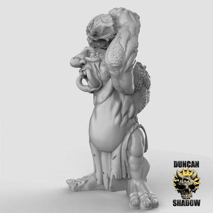 Stone Trolls  32mm  Tabletop  Fantasy  Gaming  D&D  Dungeons and Dragons  Pathfinder  DSA Duncan Shadow