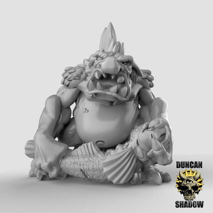Marsh Trolls  32mm  Tabletop  Fantasy  Gaming  D&D  Dungeons and Dragons  Pathfinder  DSA Duncan Shadow