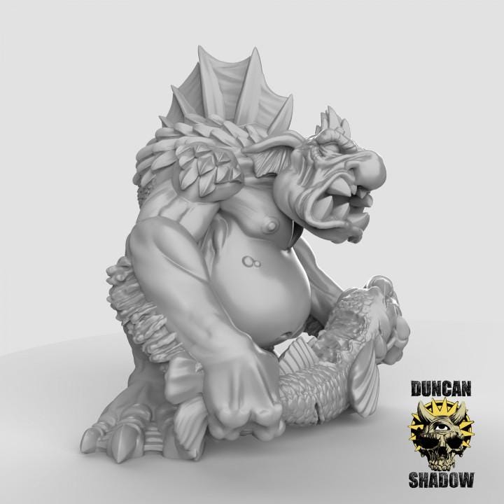 Marsh Trolls  32mm  Tabletop  Fantasy  Gaming  D&D  Dungeons and Dragons  Pathfinder  DSA Duncan Shadow