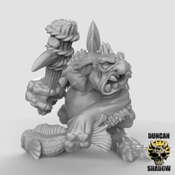 Marsh Trolls  32mm  Tabletop  Fantasy  Gaming  D&D  Dungeons and Dragons  Pathfinder  DSA Duncan Shadow