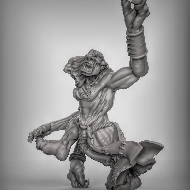 Dire Troll [XXL]  32mm  Tabletop  Fantasy  Gaming  D&D  Dungeons and Dragons  Pathfinder  DSA Duncan Shadow