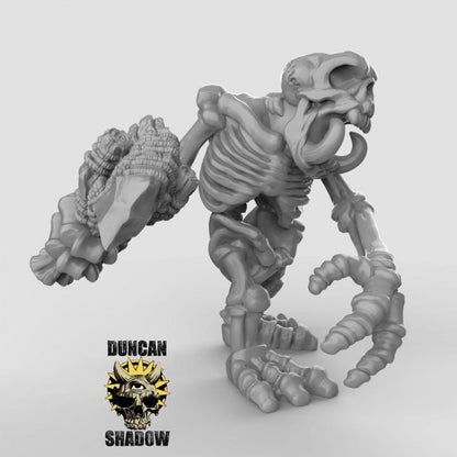 Skeleton Stone Trolls  32mm  Tabletop  Fantasy  Gaming  D&D  Dungeons and Dragons  Pathfinder  DSA Duncan Shadow