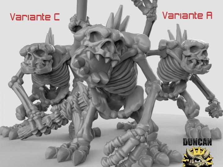 Skeleton River Trolls  32mm  Tabletop  Fantasy  Gaming  D&D  Dungeons and Dragons  Pathfinder  DSA Duncan Shadow