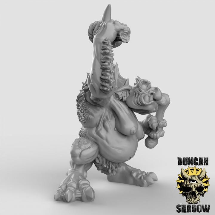Female Trolls  32mm  Tabletop  Fantasy  Gaming  D&D  Dungeons and Dragons  Pathfinder  DSA Duncan Shadow