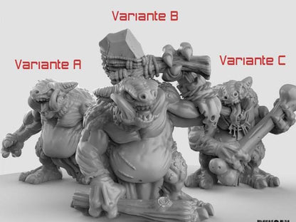 Kobold Trolls  32mm  Tabletop  Fantasy  Gaming  D&D  Dungeons and Dragons  Pathfinder  DSA Duncan Shadow