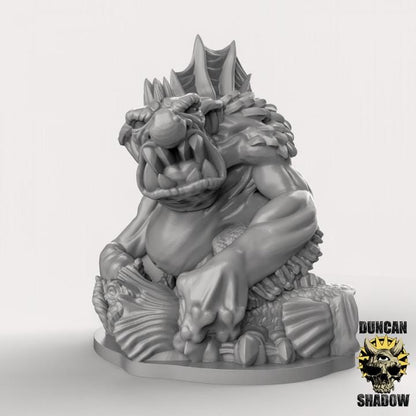 Marsh Trolls 2  32mm  Tabletop  Fantasy  Gaming  D&D  Dungeons and Dragons  Pathfinder  DSA Duncan Shadow