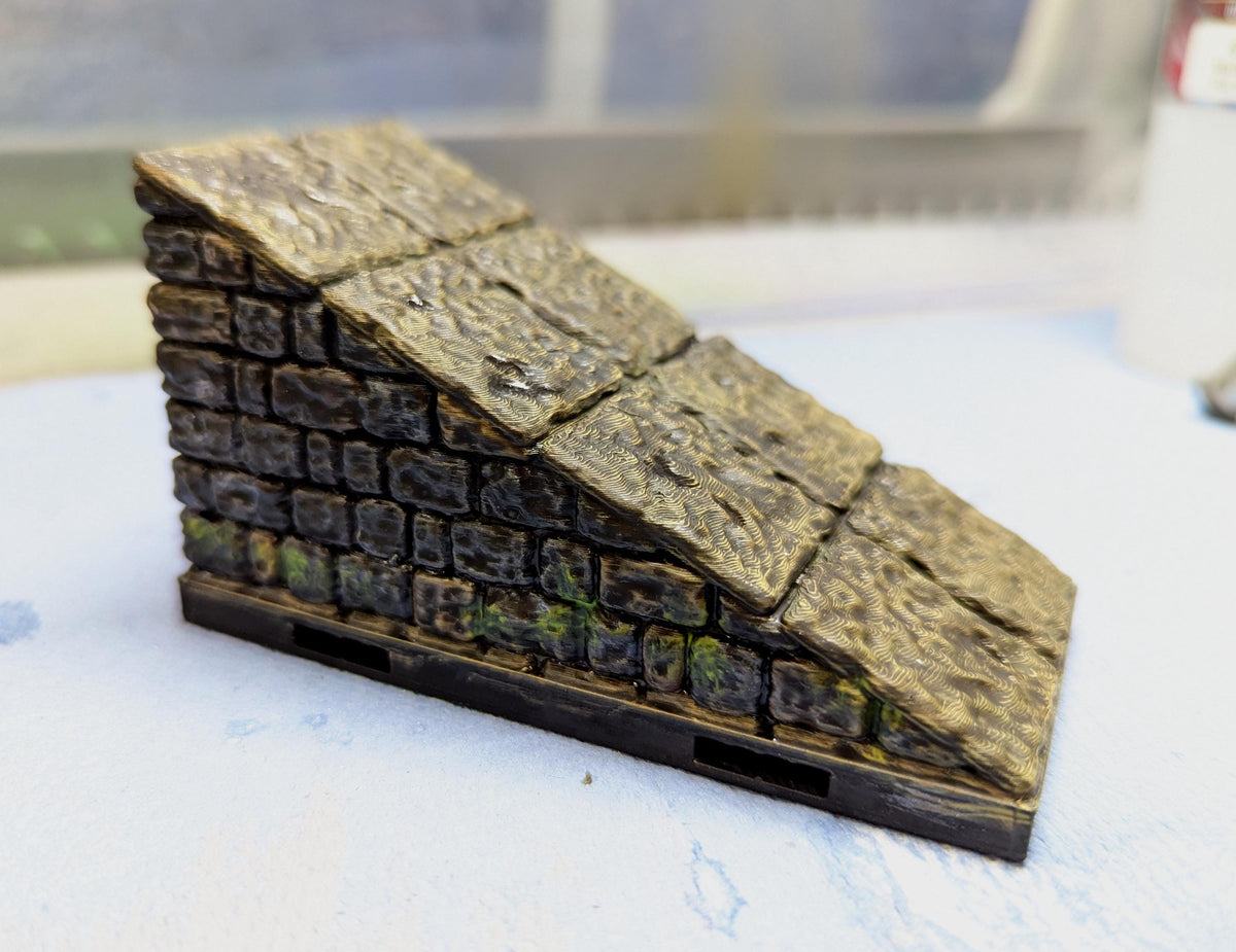 Dungeon - Rampe - 3D gedruckt - Gelände - Terrain - Fat Dragon Games 28mm - Ultimate Dragonlock - Scenery - Terrain