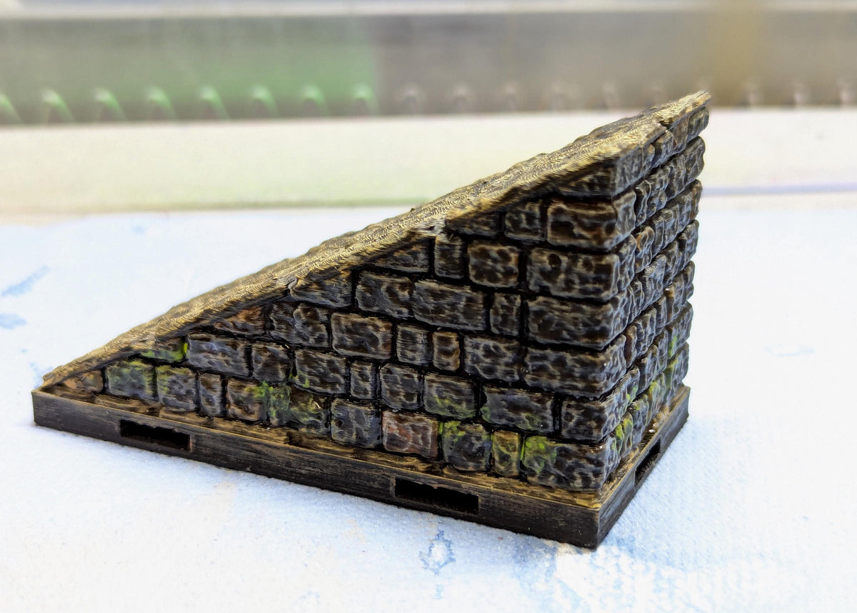 Dungeon - Rampe - 3D gedruckt - Gelände - Terrain - Fat Dragon Games 28mm - Ultimate Dragonlock - Scenery - Terrain