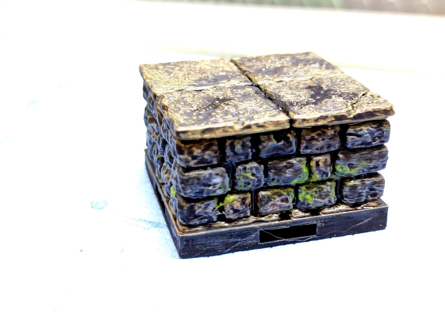 Dungeon - Erhöhung (halbhoch) - 3D gedruckt - Gelände - Terrain - Fat Dragon Games 28mm - Ultimate Dragonlock - Scenery - Terrain