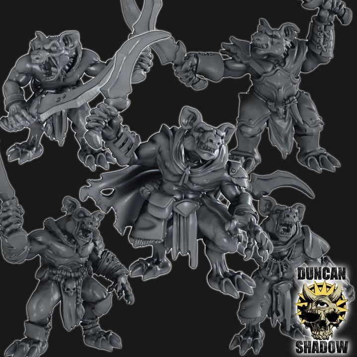 Gnolls mit Schwert  32mm  Tabletop  Fantasy  Gaming  D&D  Dungeons and Dragons  Pathfinder  DSA Duncan Shadow