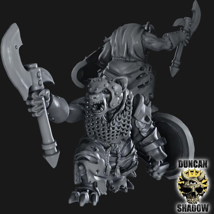 Gnolls mit Handwaffe und Schild  32mm  Tabletop  Fantasy  Gaming  D&D  Dungeons and Dragons  Pathfinder  DSA Duncan Shadow