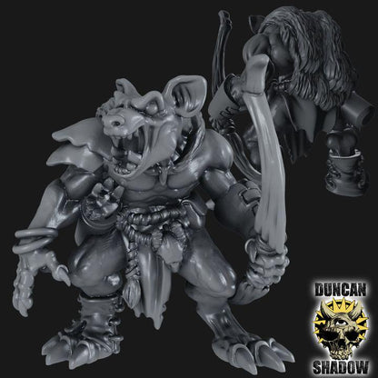 Gnoll Bogenschützen  32mm  Tabletop  Fantasy  Gaming  D&D  Dungeons and Dragons  Pathfinder  DSA Duncan Shadow