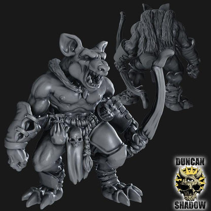 Gnoll Bogenschützen  32mm  Tabletop  Fantasy  Gaming  D&D  Dungeons and Dragons  Pathfinder  DSA Duncan Shadow