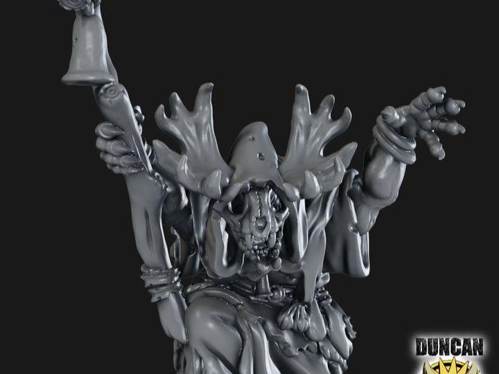 Gnoll Schamane  32mm  Tabletop  Fantasy  Gaming  D&D  Dungeons and Dragons  Pathfinder  DSA Duncan Shadow