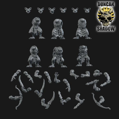 Gnoll Multipart Kit  32mm  Tabletop  Fantasy  Gaming  D&D  Dungeons and Dragons  Pathfinder  DSA Duncan Shadow