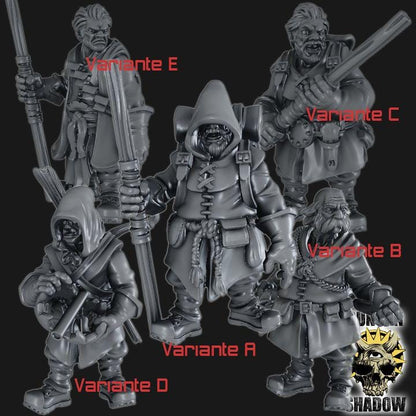 Rangers Woodsman  32mm  Tabletop  Fantasy  Gaming  D&D  Dungeons and Dragons  Pathfinder  DSA Duncan Shadow