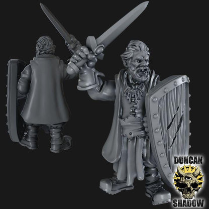 Rangers mit Schwert und Schild  32mm  Tabletop  Fantasy  Gaming  D&D  Dungeons and Dragons  Pathfinder  DSA Duncan Shadow