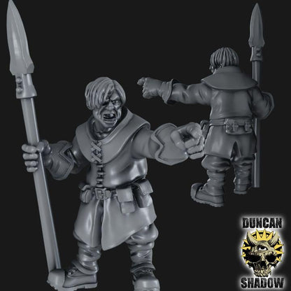 Rangers mit Speer  32mm  Tabletop  Fantasy  Gaming  D&D  Dungeons and Dragons  Pathfinder  DSA Duncan Shadow