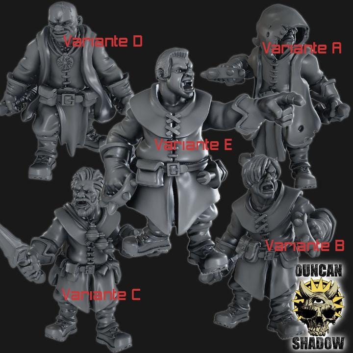 Rangers mit Dolch  32mm  Tabletop  Fantasy  Gaming  D&D  Dungeons and Dragons  Pathfinder  DSA Duncan Shadow