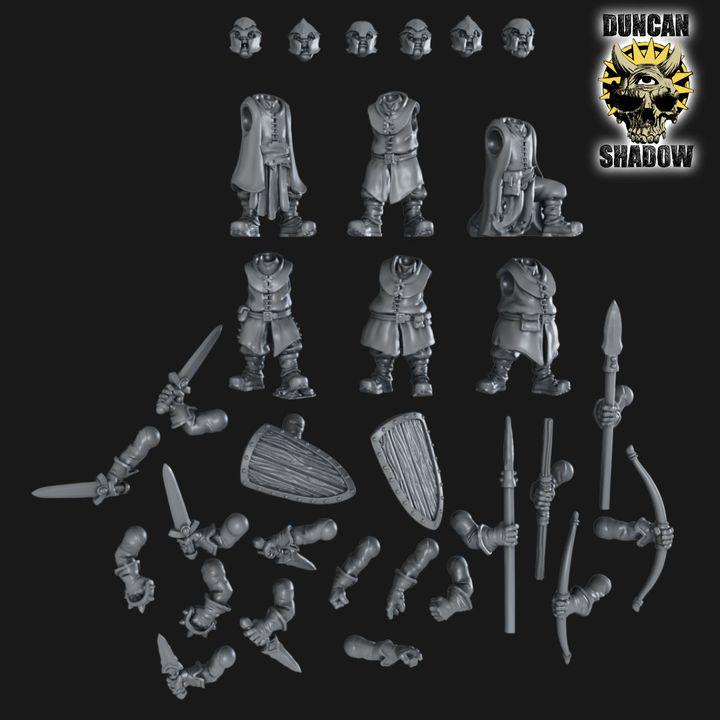 Rangers Multipartkit  32mm  Tabletop  Fantasy  Gaming  D&D  Dungeons and Dragons  Pathfinder  DSA Duncan Shadow