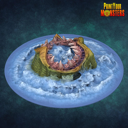 Kraken der Tiefsee  Ocean Pack Edition | 3D-gedruckte Resin-Miniatur | Tabletop & Rollenspiel | Print Your Monster