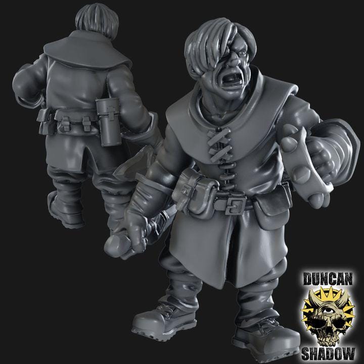 Rangers mit Dolch  32mm  Tabletop  Fantasy  Gaming  D&D  Dungeons and Dragons  Pathfinder  DSA Duncan Shadow