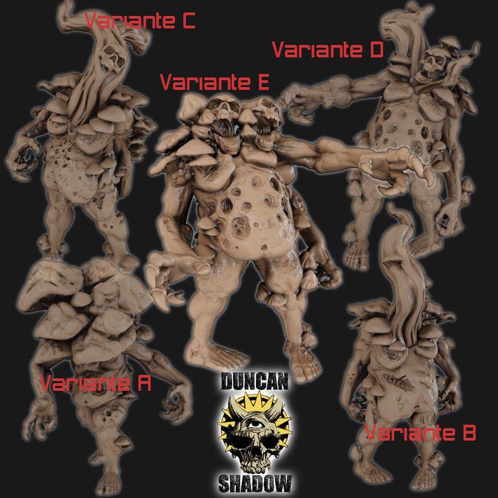 Fungus Zombies  32mm  Tabletop  Fantasy  Gaming  D&D  Dungeons and Dragons  Pathfinder  DSA Duncan Shadow