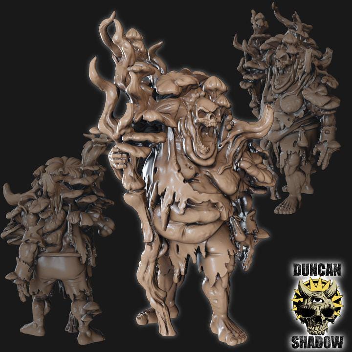 Fungus Hexe  32mm  Tabletop  Fantasy  Gaming  D&D  Dungeons and Dragons  Pathfinder  DSA Duncan Shadow