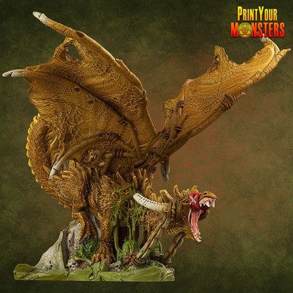 Höhlendrache  32mm  Tabletop  Fantasy  Gaming  D&D  Dungeons and Dragons  Pathfinder  DSA  Print Your Monsters