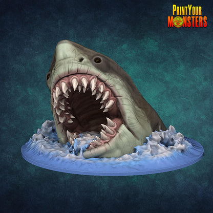 Tiefsee-Haie  Ocean Pack Edition | 3D-gedruckte Resin-Miniatur | Tabletop & Rollenspiel | Print Your Monster