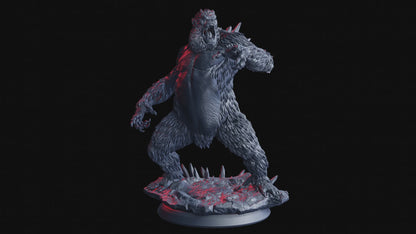 Vampiric Yeti – 32mm Resin Miniature | Flesh of Gods – Crimson Frost | Tabletop & RPG Figure