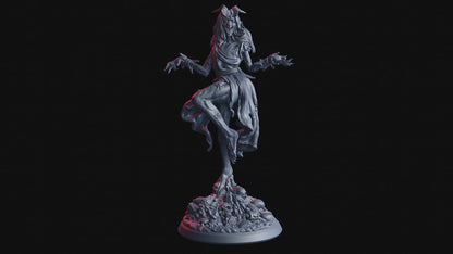 Deep Hag | 32 mm Resin Miniatur | Flesh of Gods – The Devil’s Offspring | Chaotische Hexe für Tabletop & Rollenspiel