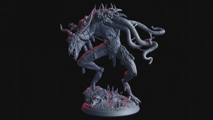 Goat Idol | 32 mm Resin Miniatur (75 mm Base) | Flesh of Gods – The Devil’s Offspring | Chaotisches Dämonenidol für Tabletop & Rollenspiel