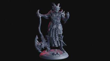Skarn, Herald of the Pact | 32 mm Resin Miniatur (25 mm Base) | Flesh of Gods – The Devil’s Offspring | Dämonischer Vollstrecker des Paktes für Tabletop & Rollenspiel