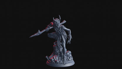 Deep Hag | 32 mm Resin Miniatur | Flesh of Gods – The Devil’s Offspring | Chaotische Hexe für Tabletop & Rollenspiel