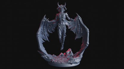 Hag Countess | 32 mm Resin Miniatur (50 mm Base) | Flesh of Gods – The Devil’s Offspring | Dämonische Herrscherin des Chaos für Tabletop & Rollenspiel