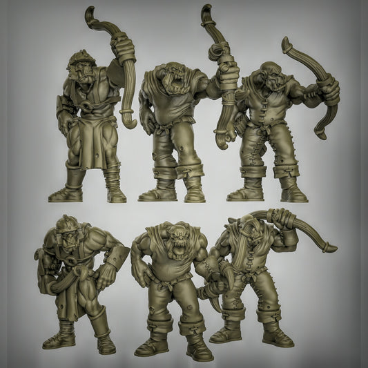 Orc Archers – 32mm Resin Miniaturen für Tabletop, D&D & Pathfinder | Tabletop Elements