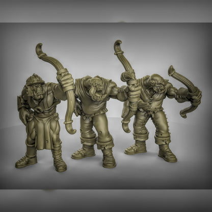 Orc Archers – 32mm Resin Miniaturen für Tabletop, D&D & Pathfinder | Tabletop Elements