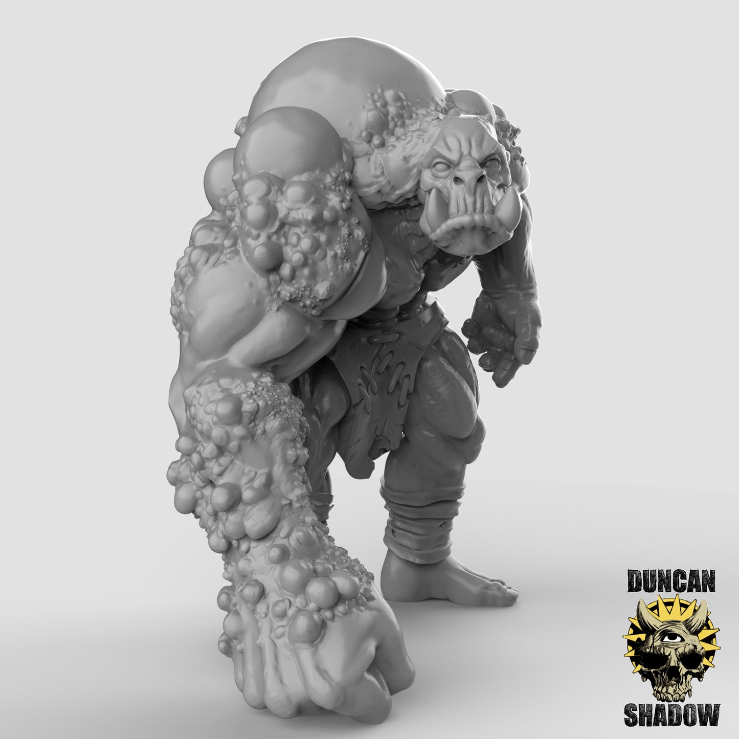 Plagued Orks – 32mm Resin Miniaturen für Tabletop, Wargaming & Pen & Paper | Design by Duncan Shadow