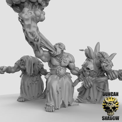 Ork Schamane – 32mm Resin Miniaturen für Tabletop, Wargaming & Pen & Paper | Design by Duncan Shadow