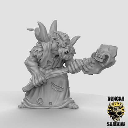Ork Schamane – 32mm Resin Miniaturen für Tabletop, Wargaming & Pen & Paper | Design by Duncan Shadow