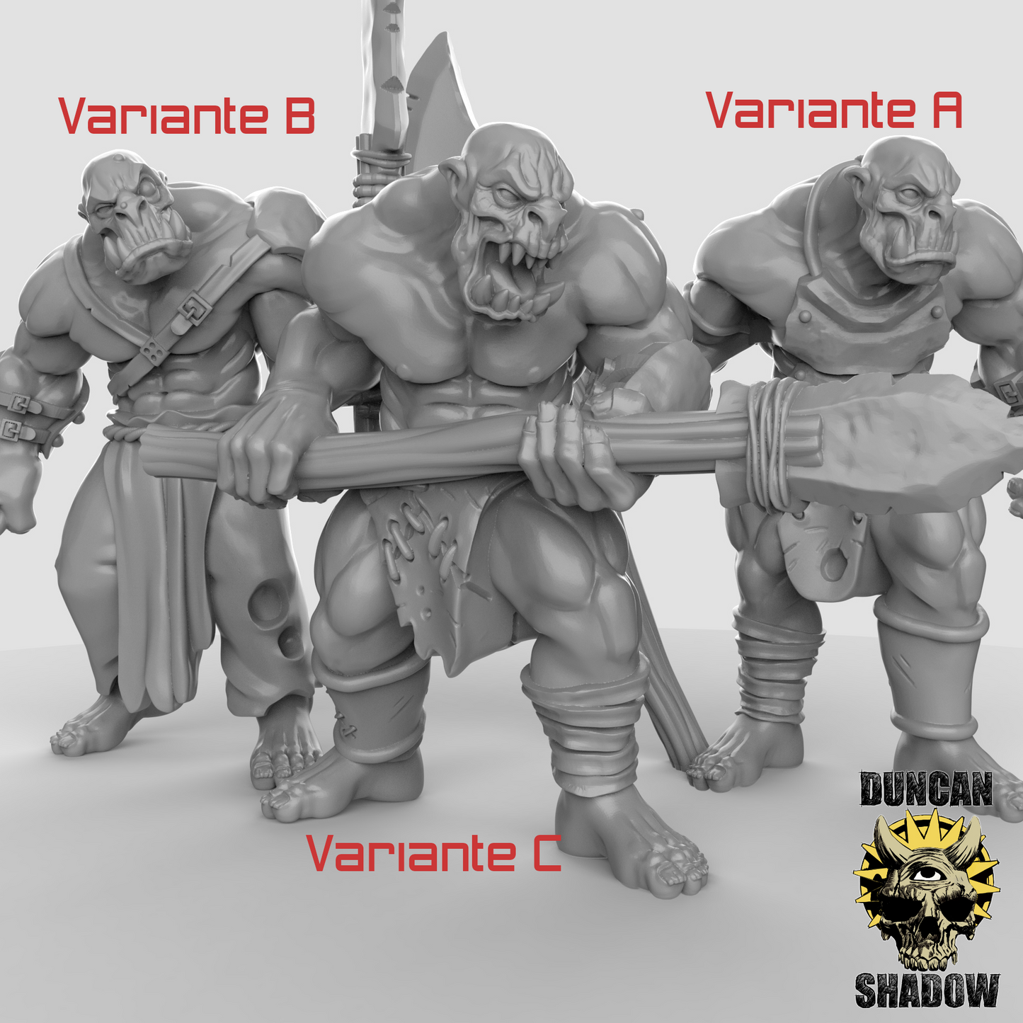 Orks mit Speeren Miniaturen – 32mm Resin-Figuren für Tabletop & Wargaming | Tabletop Elements