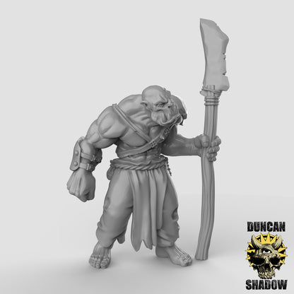 Orks mit Speeren Miniaturen – 32mm Resin-Figuren für Tabletop & Wargaming | Tabletop Elements