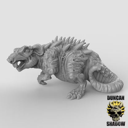 Dire Rats – 32mm Resin Miniaturen für Tabletop, Wargaming, Pen & Paper | Design by Duncan Shadow