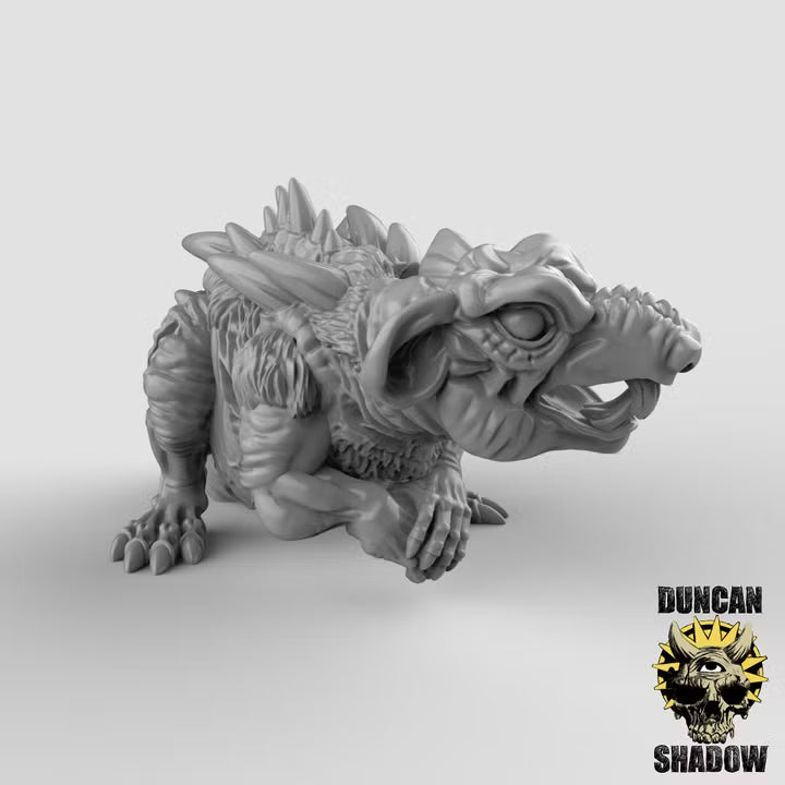 Dire Rats – 32mm Resin Miniaturen für Tabletop, Wargaming, Pen & Paper | Design by Duncan Shadow